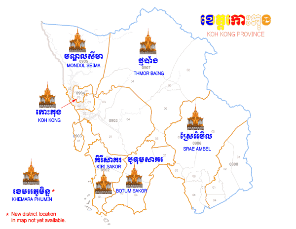 Koh Kong Map
